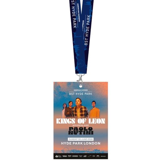 Kings Of Leon Event Lanyard Programme