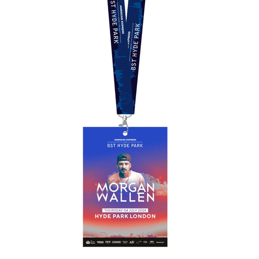 Morgan Wallen Event Lanyard Programme