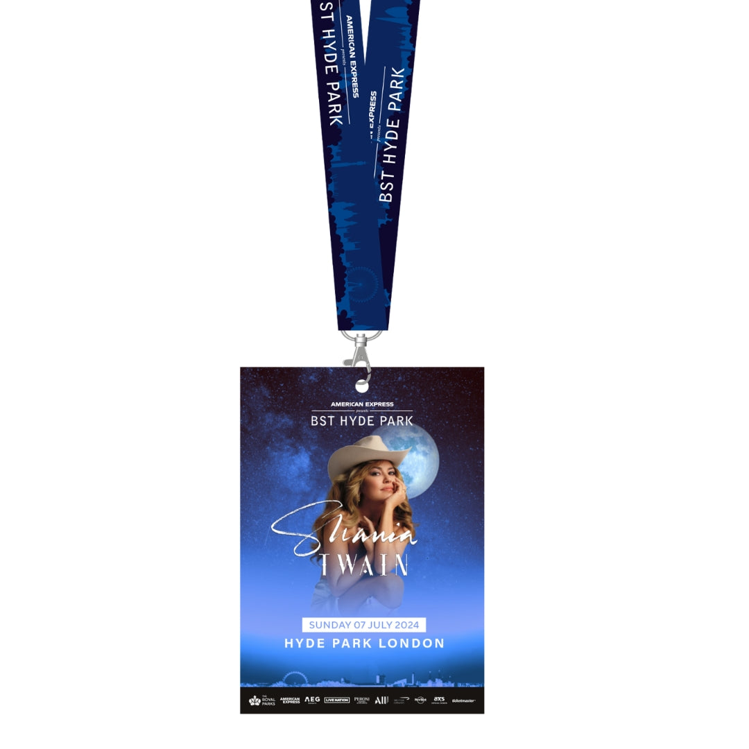 Shania Twain Event Lanyard Programme