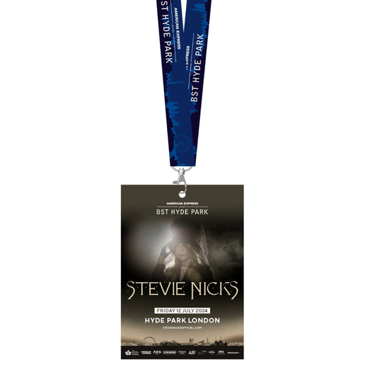 Stevie Nicks Event Lanyard Programme