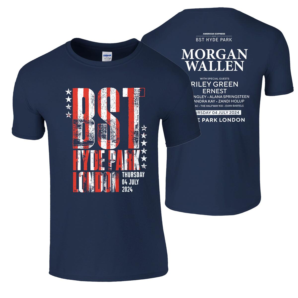 BST Hyde Park Morgan Wallen Event T-Shirt