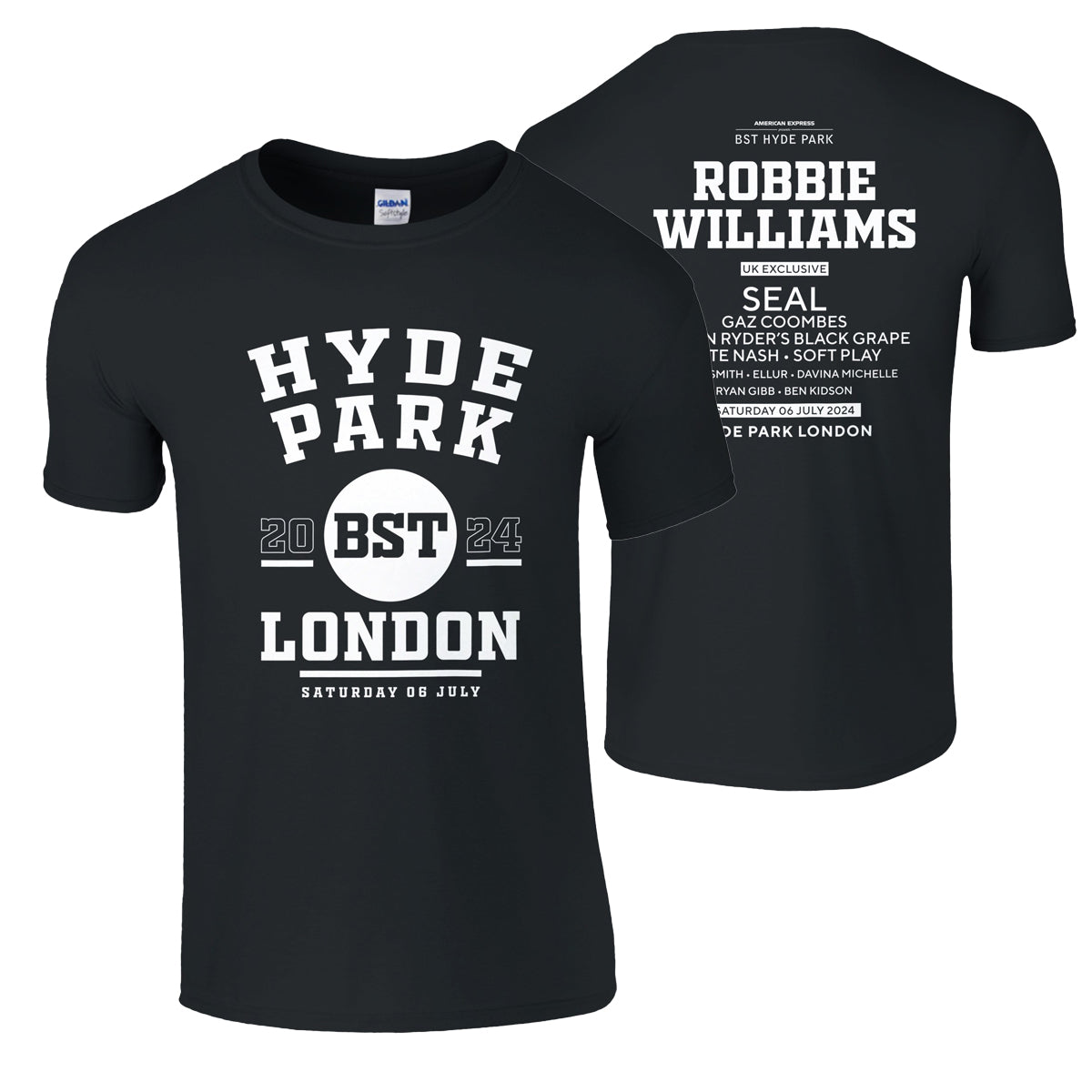 BST Hyde Park Robbie Williams Event T-Shirt