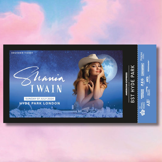 PRE-ORDER: Shania Twain Event Souvenir Ticket